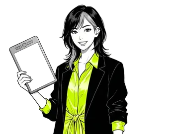 Mika Tanabe, the drawn host of this guide, on the Starlight Casino New Westminster page